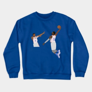 Russell Westbrook to Paul George Crewneck Sweatshirt